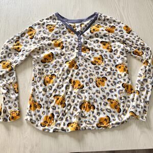 Lion King Disney Fleece Shirt Nala Simba Size Large (12-14)